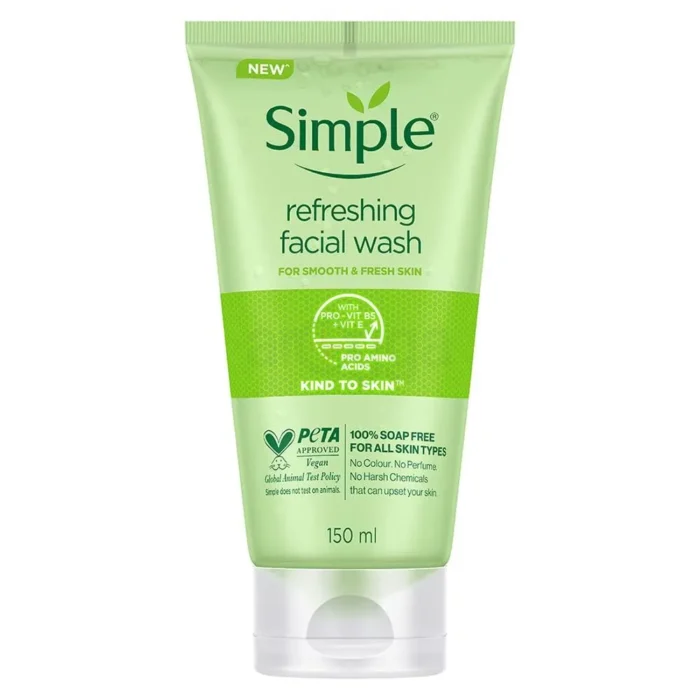 Simple Refreshing Facial Wash Gel