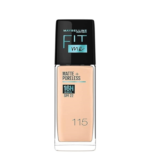 Maybelline Fit Me Matte Poreless Foundation 310 Sun Beige oil control medium coverage matte finish