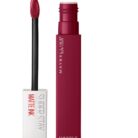 Maybelline Super Stay Matte Ink 115 Founder long lasting matte lipstick cranberry red precise applicator