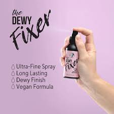 dewy setting spray W7 setting spray makeup fixer hydrating setting spray glow makeup spray