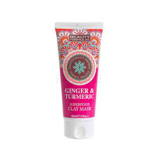 Beauty Formulas Ginger Turmeric Clay Mask detoxifying brightening skin care