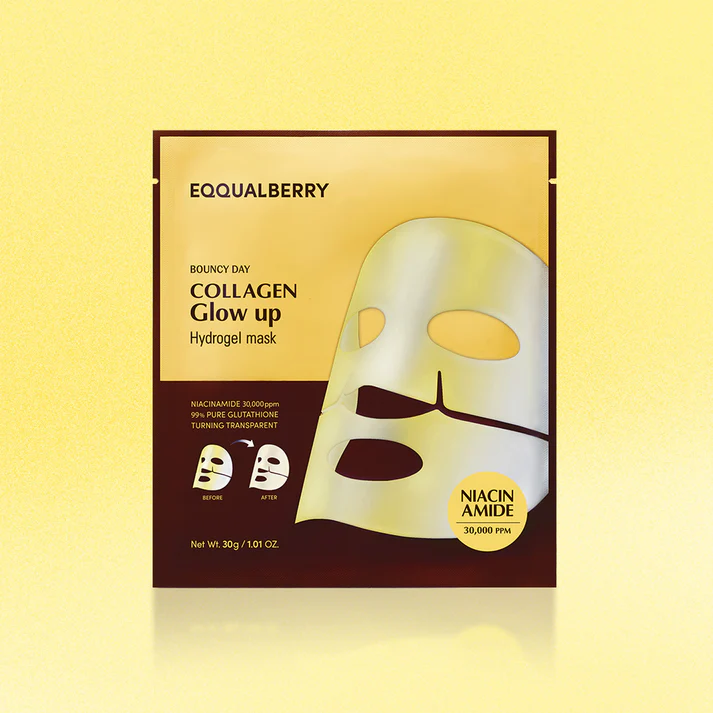 Eqqualberry Collagen Glow up Hydrogel Mask 30g