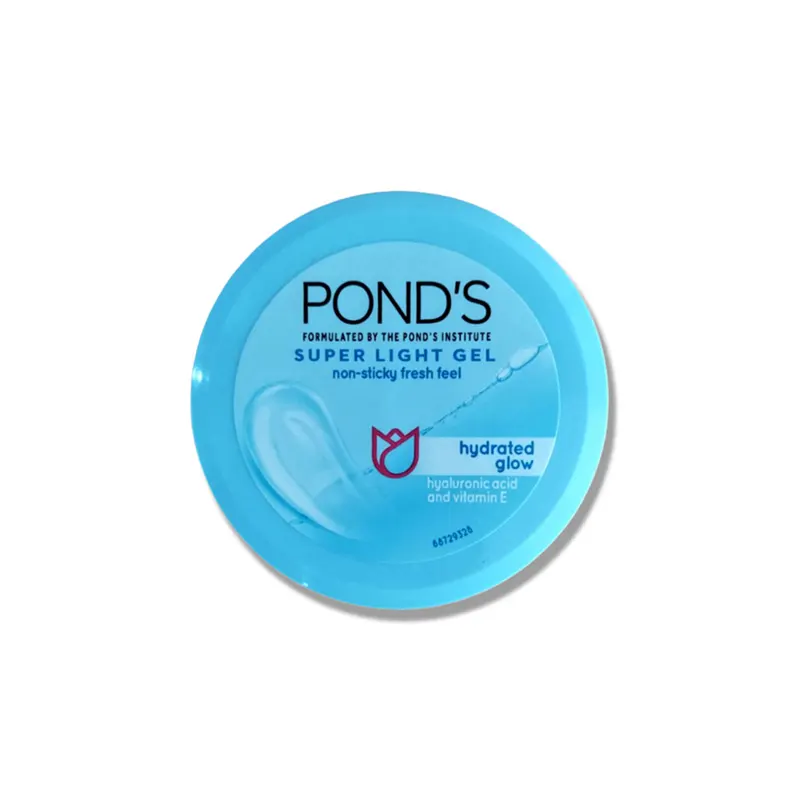 Ponds Super Light Gel Hydrated Glow Vitamin E 24hour hydration lightweight moisturizer