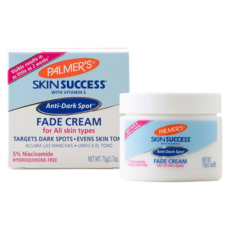 palmers anti dark spot fade cream skin brightening retinol niacinamide vitamin c skin tone correction moisturizer