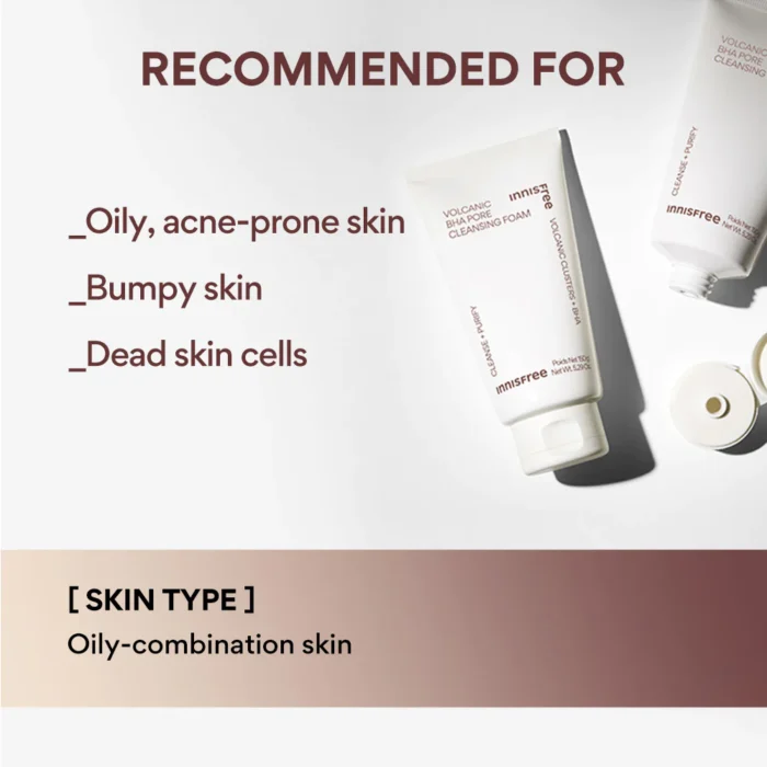 INNISFREE VOLCANIC BHA PORE CLEANSING FOAM 150G