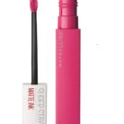 Maybelline Super Stay Matte Ink 30 Romantic long lasting matte lipstick cool toned pink precise applicator
